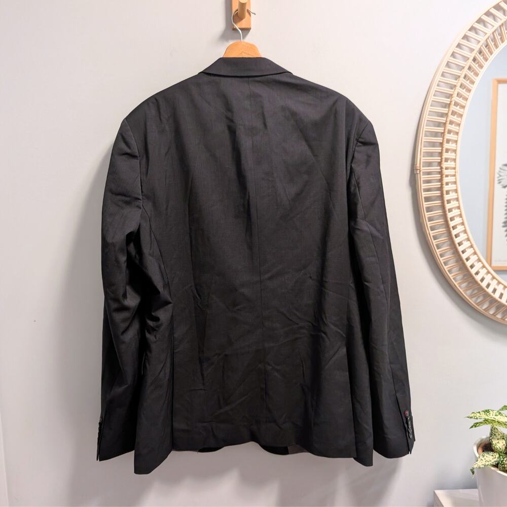 HUGO Hugo Boss Black KARL 233 Modern Fit 100% Wool Suit Blazer Jacket 46 R NWT - Picture 2 of 8
